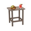 Aoodor Outdoor Adirondack Side Table HDPE End Table，Classic Modern Design，High-Quality，Easy to Assemble，Versatile End Table for Patio, Garden, Lawn - 2 of 4