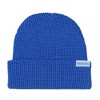 Disney Monsters Inc. Beanie Embroidered Logo Patch Adult Waffle Knit Winter Hat Blue - 2 of 4