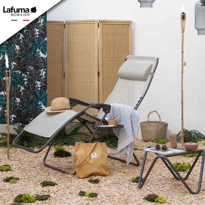 Lafuma Futura Zero Gravity Outdoor Steel Framed Lawn Recliner Chair, 6 of 9