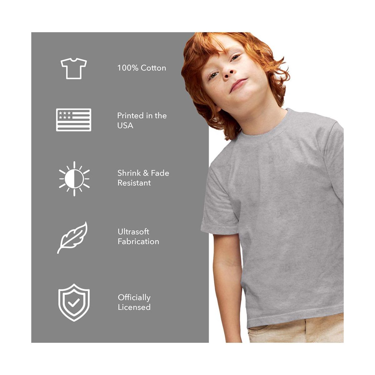 Boys' Harry Potter Gryffindor House Badge T-Shirt - thumbnail 4