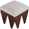 Meridian Furniture,Altair Velour Fur Fabric Bench - 4 of 4