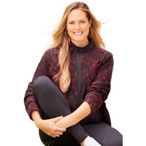 Catherines Micro Fleece Zip Jacket - 1 of 4