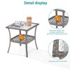 Sonkuki 7 Pieces Outdoor Furniture Set with Side Table, Patio Chair with Washable Cushion - 4 of 4
