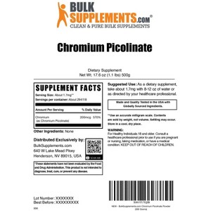 BulkSupplements Chromium Picolinate Powder - 1 of 4