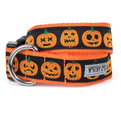 The Worthy Dog Bias Plaid Dog Collar - Tan - M : Target