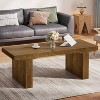 Tribesigns Rectangle Coffee Table, 47.24-Inch Farmhouse Center Table - 4 of 4