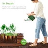 Best Choice Products 8x2x1ft Outdoor Metal Raised Oval Garden Bed, Planter Box for Vegetables, Flowers - 2 of 4