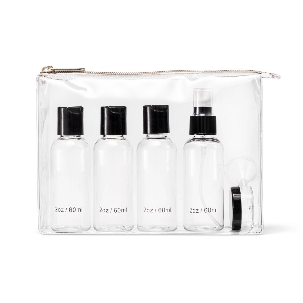Photos - Cosmetic Bag Sonia Kashuk™ TSA Travel Makeup Bag Kit - Clear