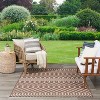Nourison Positano Moroccan Trellis Flatweave Outdoor Rug - 2 of 4