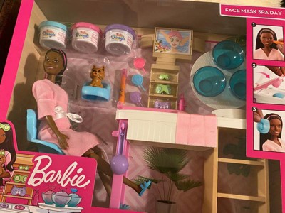 Barbie Face Mask Spa Day Playset : Target