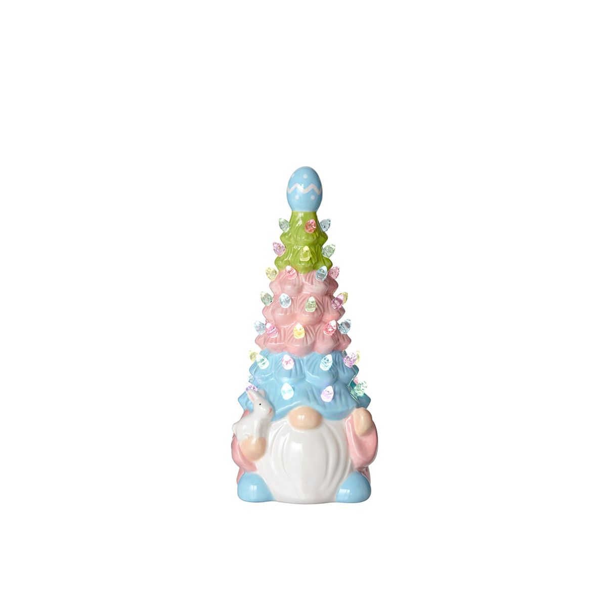 The Lakeside Collection Retro Easter Lighted Gnome Tree - Small or Large - - thumbnail 3