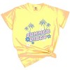 Simply Sage Market Summer Vibes Palm Trees Floral Garment Dyed Tee - 2 of 4