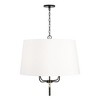 Capital Lighting Beckham 4 - Light Pendant in  Glossy Black/Aged Brass - 3 of 3