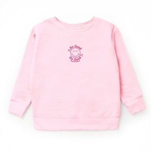 The Juniper Shop SmileyWorld Embroidered Be Good Do Good Smiley Youth Sweatshirt - L - Pink - 1 of 3