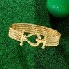 Ross-Simons 18kt Gold Over Sterling Multi-Strand Cuban-Link Bracelet - 3 of 4