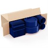 Crown Display 350 Piece Color Disposable Plastic Dinnerware party set- Serves 50 - 3 of 4