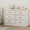 6 Drawer Dresser,47" Wide 6 Chest of Drawers Storage with Sturdy Foundation - 2 of 4