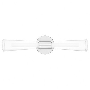 Quoizel Lighting Amara 1 - Light Vanity in  Polished Chrome - 1 of 4