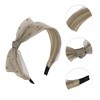 Unique Bargains Women's Mesh Bow Headbands 1 Pc - 3 of 4