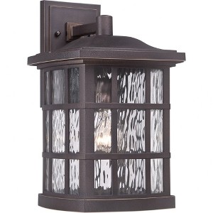 Quoizel Lighting Stonington 1 - Light Sconce in  Palladian Bronze - 1 of 4
