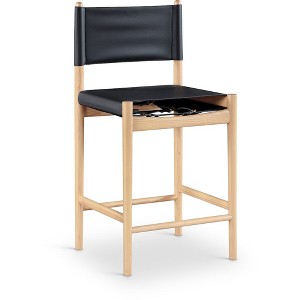 Meridian Furniture,Rawlins Vegan Leather Upholstered Counter Stool - 1 of 4