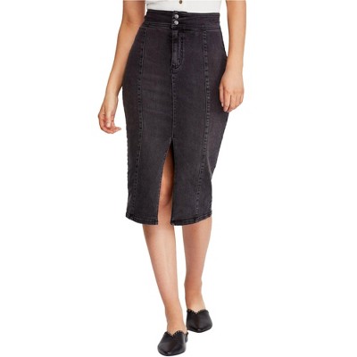 Free People Womens Maddie Denim Skirt