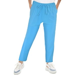 JEFFRICO Scrubs For Women Straight Leg Cargo Pants Lightweight Slim Fit 4 Way Stretch Soft Scrub Pants - 1 of 4