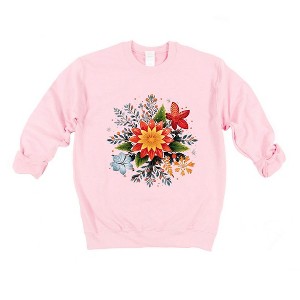Simply Sage Market Women's Graphic Sweatshirt Winter Plants - 1 of 4