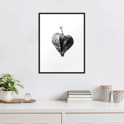 Amid the Flowers Black and White Botanical Canvas Print 18 x 24