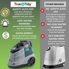 True & Tidy Heavy Duty 1800W Smart Auto Shut-off Garment Steamer with Water Sensor and Beep Alert Gray - 2 of 4