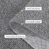 10'× 13' Washable Large Area Rug, Non-Slip, Low Pile, Modern Solid Grey, Stain Resistant Carpet for Living Room, Bedroom, Home Office - 4 of 4