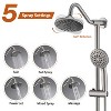 PAGED Shower Head with Spray Patterns Rain Shower Head with Body Jet Handshower, Shower Heads for Bathroom - 3 of 4