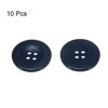 Unique Bargains Resin Snap Fastener Round Flat 4-Hole Sewing Buttons 10 Pcs - 3 of 4