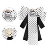 INSPIRE CHIC Women's Shirt Decoration Polka Dots Bow Ties Ribbon Brooch Pin 1 Pc - 3 of 4