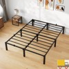 Garvee Metal Bed Frame, Heavy Duty Platform with 800 lbs Support, No Box Spring, Easy Tool-Free Assembly, Noise-Free Design, Black - 3 of 4