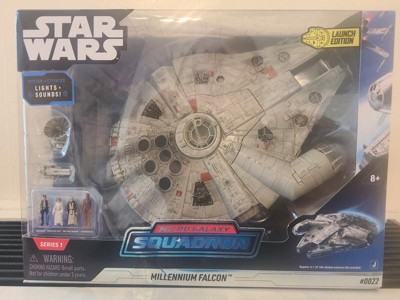 Star Wars Micro Galaxy Squadron Millennium Falcon 9 Large Vehicle & Figures