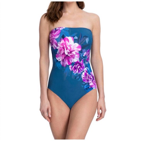 Women's Bandeau Strapless One Piece Swimsuit - Gottex - image 1 of 3