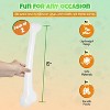 4E's Novelty 15" Jumbo Bone Prop 2 Pack – Plastic White Fake Bones for Caveman & Cavewoman Costumes, Dog Party Decorations & Halloween Accessories - 3 of 4