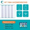 Hurricane 8 Pack HF7494-04 Advanced Pool Filter Cartridge Replacement PA131, Unicel C-7494, Filbur FC-1227, Hayward SwimClear C5030, C5025, C5020 - 4 of 4