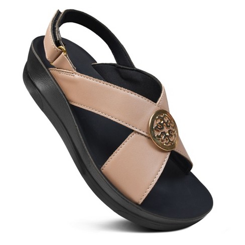 Aerothotic Merak Back Strap Platform Sandals for Women - image 1 of 4