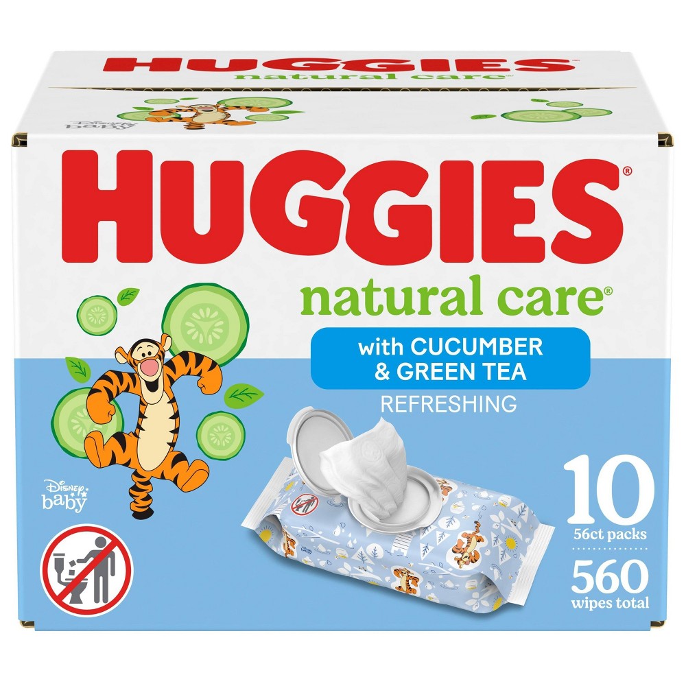 Huggies Natural Care Refreshing Scented Baby Wipes - 560ct/10pk