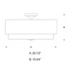Vaxcel Burnaby 4 - Light Flush Mount in  Matte Brass - 2 of 4