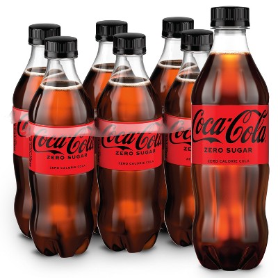Coca-Cola Zero Sugar Soda - 6pk/16.9 fl oz Bottles