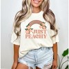 Simply Sage Market Women's Just Peachy Rainbow Short Sleeve Garment Dyed Tee - 2 of 3