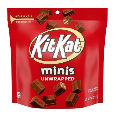 Kit Kat Milk Chocolate Unwrapped Minis - 7.6oz