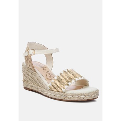 Lucas Raffia Wedge Heel Espadrilles - image 2