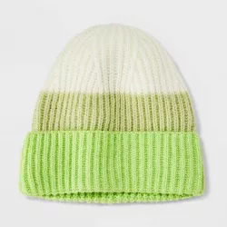 Adult Colorblock Beanie - A New Day™ Green