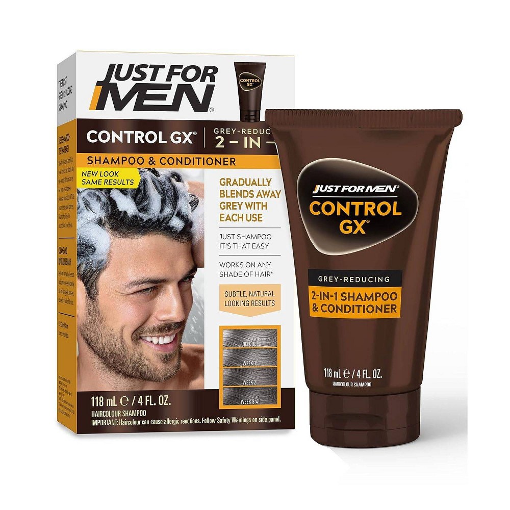 Photos - Hair Product Just For Men Control GX 2N1 4 floz