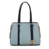 MKF Collection Amy Color Block Vegan Leather Women’s Tote Bag by Mia K - 2 of 4