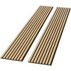 0.83 in. x 7.87 ft. x 1 ft. Slat Wood Sound Absorbing Decorative Wall Paneling 2-Pack - 2 of 4
